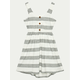 Mayoral Poletna obleka 6957 Bela Regular Fit