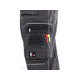 CANIS Radne pantalone do struka Orion Teodor/ siva/crna