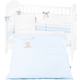 Set za spavanje za bebe KikkaBoo Dream Big - 6 dijelova, plavi, 70 x 140 cm