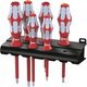 Wera 3165 i/6 Screwdriver Set Stainless Steel + Rack