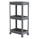 Aberto Design Polica za odlaganje TKRLKKT-3K-2, 70x36x23 cm, Siva