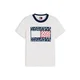 Tommy Jeans Majica mornarska/rdeča/bela