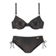LASCANA Bikini  zlata / črna