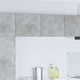 Viseći ormarić 2 pcs Beton siva i bijela 50 x 31 x 40 cm