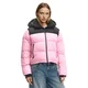 Cropp - Prošivena puffer jakna s kapuljačom - pink