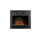 Kamin chicago led 1800w crni