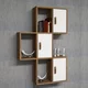 HANAH HOME Flora Walnut White