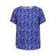ONLY Carmakoma Bluza CARVICO modra / kobalt modra / bela