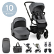 EASYWALKER Set kolica u kombinaciji Harvey3 Fossil Grey s dodacima