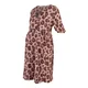 LOVE2WAIT Obleka  rjava / temno rjava / magenta / staro roza