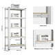 SuperHome 180x90x30cm 175Kg Metalna Montažna Polica