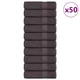 Vidaxl vidaXL Brisače za roke, 50 kosov, antracitne, 50 x 100 cm, 100 % bombaž