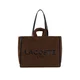 LACOSTE Nakupovalna torba Heritage rjava