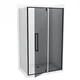 Tuš vrata Copen Absolut Black 120x200 sa pivot vratima (C-02-B6120)