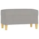 Vidaxl Klop svetlo siva 70x35x41 cm blago