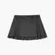 Cropp - Plisirana mini suknja - tamno siva