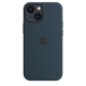 iPhone 13 mini silikonska maska with MagSafe - Abyss Blue