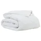 Vidaxl Poletna odeja Bela 220 x 155 x 3 cm Poliester