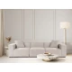Atelier del Sofa Trosed Lora 108x65x303cm Sivi