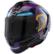 ALPINESTARS motoristična čelada Supertech R-10 Limited Edition Martinator Jorge Martin Integral, modra-vijolična-rdeča-rumena