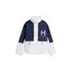 TOMMY HILFIGER Prehodna jakna marine / temno oranžna / bela
