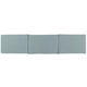 Ogradica za krevet Baby Clic - Waffle Grey-Mint, 60 ? 70 ? 60 cm