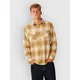 Rip Curl Count Flannel Shirt dark mustard