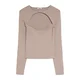Bershka Majica svetlo rjava