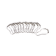 Tendance set 12/1 kukice za zavesu hrom ( 220399 )