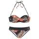 LASCANA Bikini bež/oranžna/črna/bela