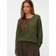 VERO MODA Pletena jopa VMNOVAH zelena