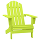 vidaXL Vrtni stol Adirondack trden les jelke zelen