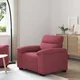 Sofa fotelja vino crvena 100x81x84 cm tkanina