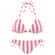 VENICE BEACH Bikini  roza / bela