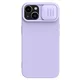 Maska za mobilni telefon iPhone 15 Plus NILLKIN CAMSHIELD SILKY, Ljubičasta