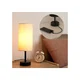 Brilagi - Stona lampa sa USB portom TABLON 1xE27/25W/230V crna/krem