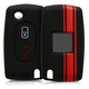 Silikonska navlaka za ključeve auta za Peugeot Citroen Peugeot Citroen - crvena - 16420