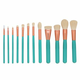 MIMO Makeup Brush Set Turquoise 12 Pcs komplet čopičev