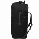 vidaXL Potovalna torba vojaškega stila 85 L črne barve