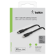 BELKIN Kabel USB-C za iPhone/iPad Lightning MFi, pleten iz najlona, serija BOOST?CHARGE proizvajalca Belkin, 1 m - ČRN, (20764302)
