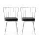 Hanah Home Set 2 trpezarijske stolice Beli