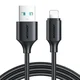 Joyroom Kabel do USB-a / lightning / 2.4a / 0.25m joyroom s-ul012a9 (czarny)