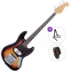 SX SJB62C+ Basic SET 3-Tone Sunburst Električna bas kitara