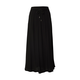 Womens viscose midi skirt black