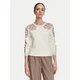 Liu Jo Sport Pulover TF6094 MS49I Kremna Regular Fit
