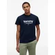 Tommy Jeans Majica Graphic DM0DM23376 Mornarsko modra Slim Fit