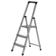 slomart zložljive lestvi s 3 stopnice krause 126214 srebrna aluminij