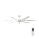 Lucci air 213182 - LED plafonski ventilator ATLANTA 1xGX53/12W/230V bela + daljinski upravljač