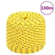 Vidaxl vidaXL Jadralna vrv, rumena, 6 mm, 100 m, polipropilen