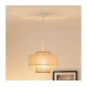 Brilagi - Lestenec na vrvici DALLAS 1xE27/15W/230V pr. 30 cm rjava/krem barva/bela